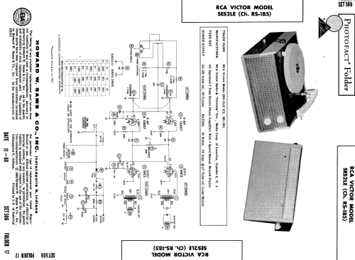 SES-2LE Ch= RS-185; RCA RCA Victor Co. (ID = 519117) Reg-Riprod
