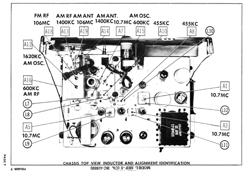 SHF3 New Orthophonic High-Fidelity Ch= RC-1168B; RCA RCA Victor Co. (ID = 882164) Radio