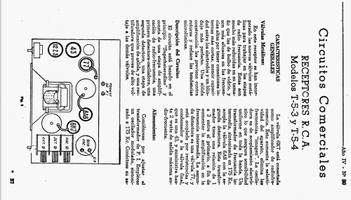 T-5-3 ; RCA RCA Victor Co. (ID = 499502) Radio