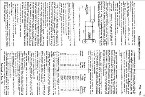 TC-124 Ch= KCS34C; RCA RCA Victor Co. (ID = 1386959) Televisión