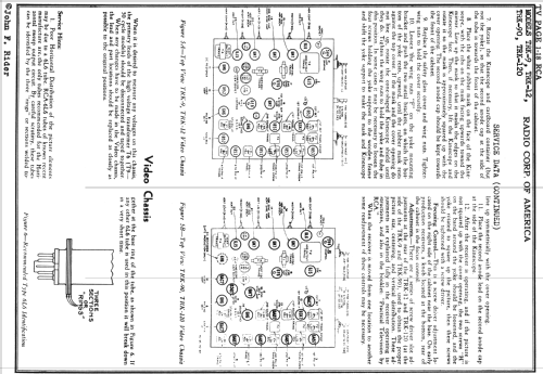 TRK-9 Ch= KC-4A,KK-7A,RC-427A,RS-83E; RCA RCA Victor Co. (ID = 660262) TV Radio