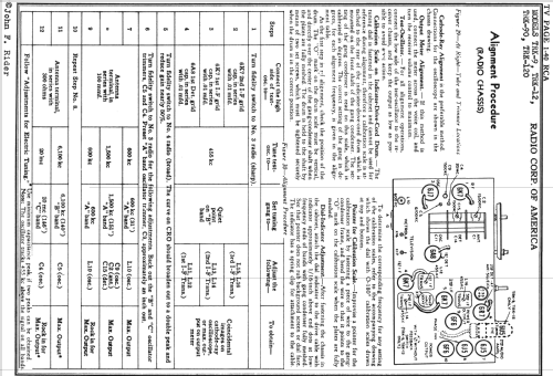 TRK-9 Ch= KC-4A,KK-7A,RC-427A,RS-83E; RCA RCA Victor Co. (ID = 660286) TV Radio