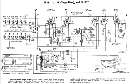 U121 Ch= RC-348J; RCA RCA Victor Co. (ID = 983152) Radio