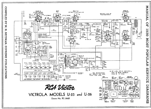 U26 Ch= RC-386B; RCA RCA Victor Co. (ID = 61558) Radio