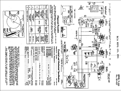 V100 Ch= RC-517; RCA RCA Victor Co. (ID = 944369) Radio