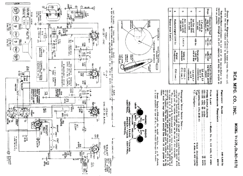 V-105 Ch= RC-517-C; RCA RCA Victor Co. (ID = 946940) Radio
