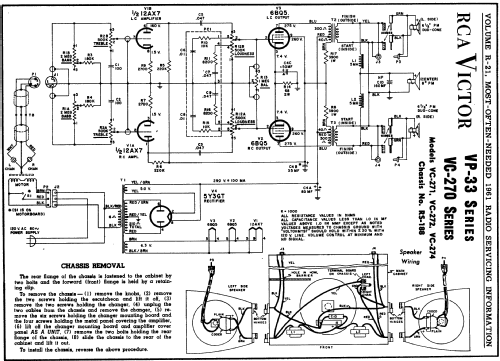 VC-271 Ch= RS-188; RCA RCA Victor Co. (ID = 147401) Sonido-V