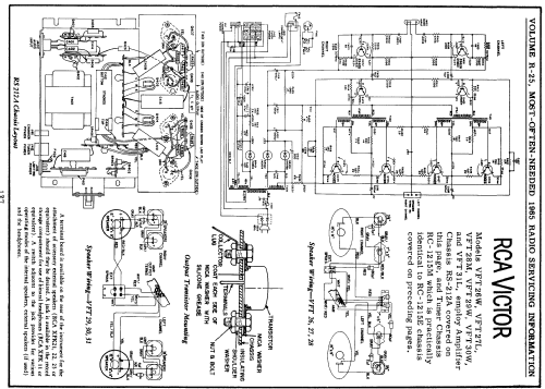 VFT28M Ch= RS-212A; RCA RCA Victor Co. (ID = 193574) Ampl/Mixer
