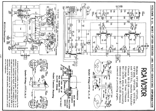 VFT30W Ch= RS-212A; RCA RCA Victor Co. (ID = 193576) Ampl/Mixer