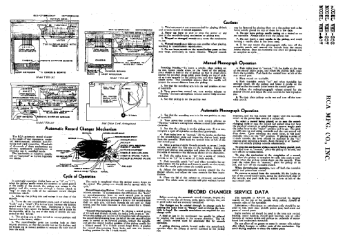 VHR207 Ch= RC-547; RCA RCA Victor Co. (ID = 947746) Radio