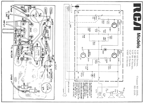 VJP 12 Ch= RS-225B; RCA RCA Victor Co. (ID = 209112) R-Player