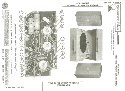 VLP 34 Ch= RS-243A; RCA RCA Victor Co. (ID = 1448269) Ton-Bild