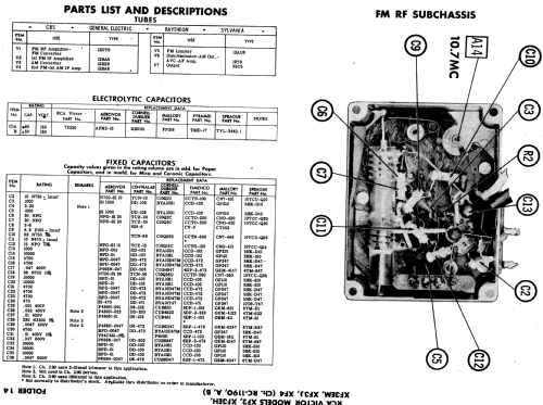 XF-3 Ch=RC-1190A; RCA RCA Victor Co. (ID = 543194) Radio