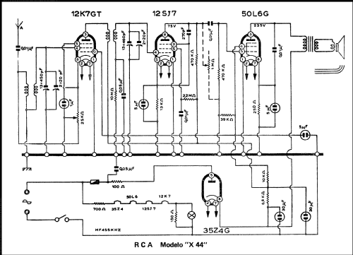 X-44; RCA, Corporacion de (ID = 2402424) Radio