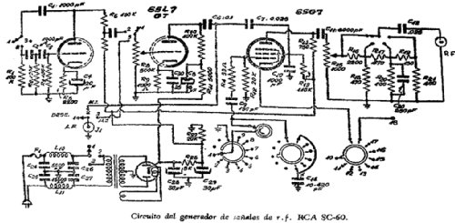 Generador de Señales SC-60; RCA Victor; Buenos (ID = 984942) Equipment