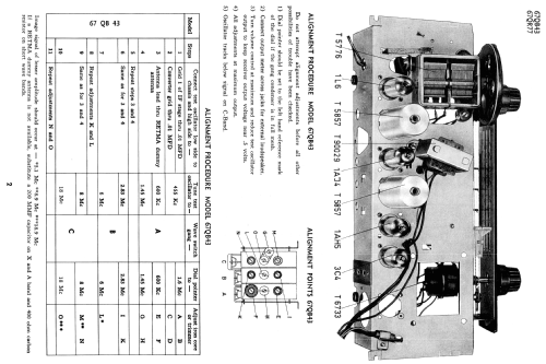 67QR77 ; RCA Victor (ID = 2090196) Radio