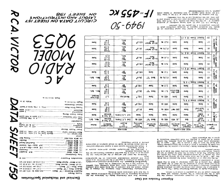 9Q53 ; RCA Victor (ID = 833055) Radio