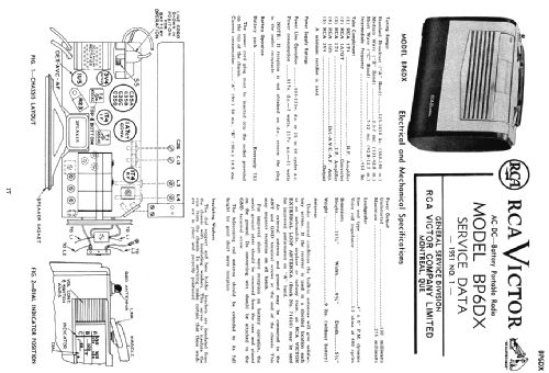 BP6DX ; RCA Victor (ID = 2232680) Radio