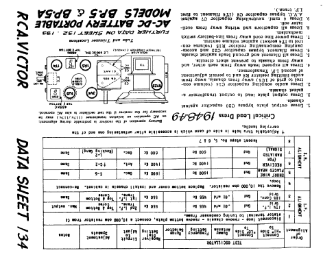 BP-5 ; RCA Victor (ID = 830472) Radio