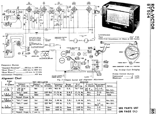 BT504 ; RCA Victor (ID = 2153234) Radio