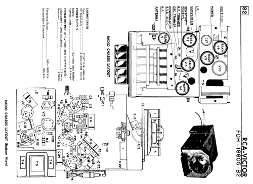 FDH-18805-B2 ; RCA Victor (ID = 2313408) Car Radio