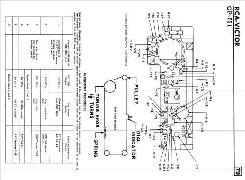 GP-551 ; RCA Victor (ID = 2383856) Radio