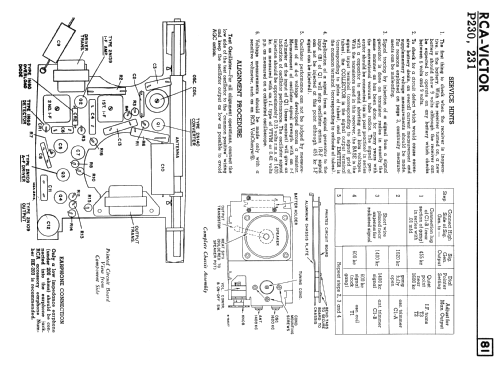 P230 ; RCA Victor (ID = 2258297) Radio