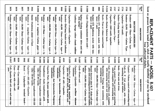 R-107 ; RCA Victor (ID = 2161671) Radio