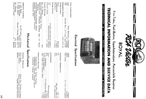 Royal ; RCA Victor (ID = 2237808) Autoradio