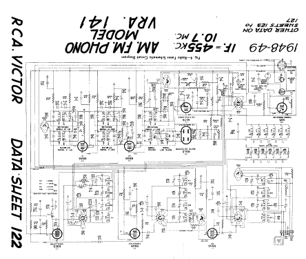 VRA-141 ; RCA Victor (ID = 831055) Radio