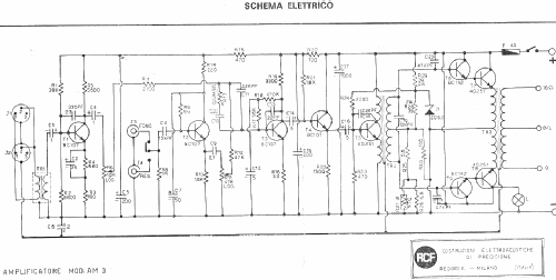 Amplificatore AM3; RCF; Reggio Emilia (ID = 828916) Ampl/Mixer