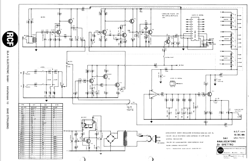 Echt-Zeit Spektrum Analysator AF-SA 1; RCF; Reggio Emilia (ID = 1785399) Equipment