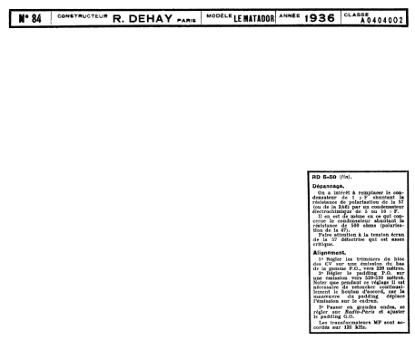 RD5-50; RD Radio, Éts. R. (ID = 2141968) Radio