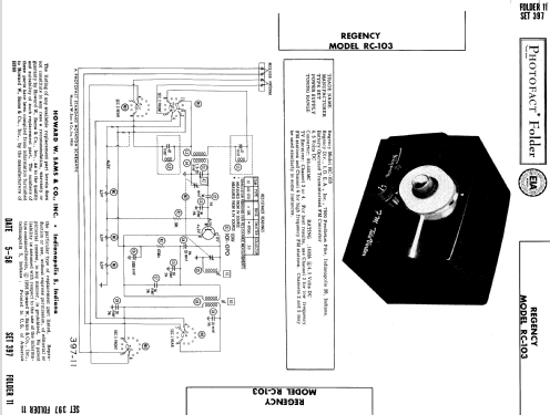 FM TeleVerter RC-103; Regency brand of I.D (ID = 584686) Adapter