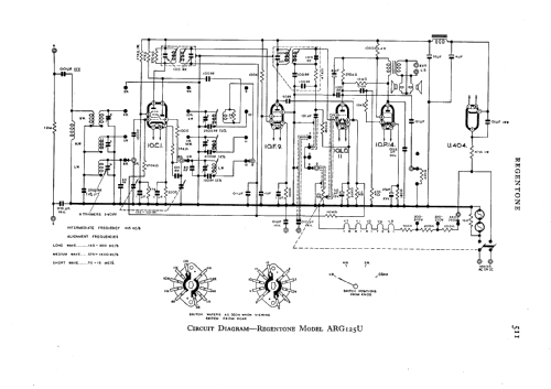 ARG125U; Regentone Products / (ID = 546519) Radio