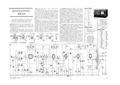 AW66; Regentone Products / (ID = 2252008) Radio