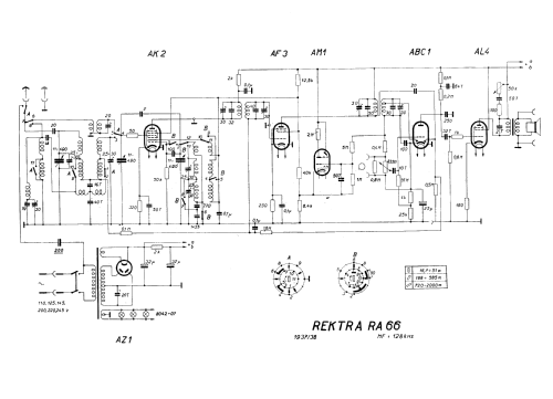 RA66; Rektra, Radioelektra (ID = 44044) Radio