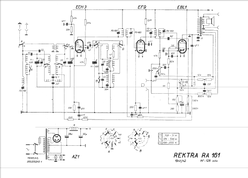 Rektra RA161; Rektra, Radioelektra (ID = 44057) Radio