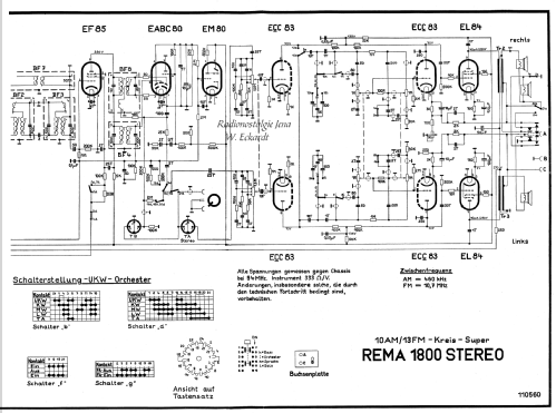 1800 Stereo; REMA, Fabrik für (ID = 267875) Radio