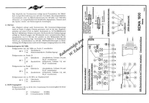 1800 Stereo; REMA, Fabrik für (ID = 267920) Radio
