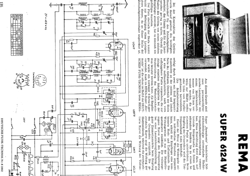 Harmonie 6124W; REMA, Fabrik für (ID = 653877) Radio