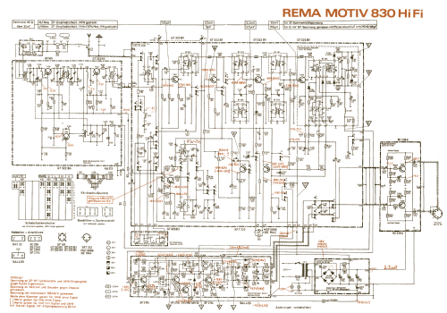 Motiv 830 hifi; REMA, Fabrik für (ID = 2831795) Radio