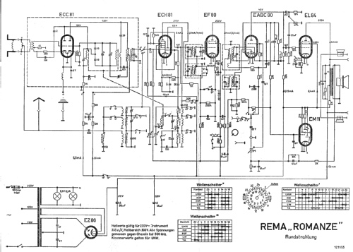 Romanze Rundstrahlung ; REMA, Fabrik für (ID = 601815) Radio