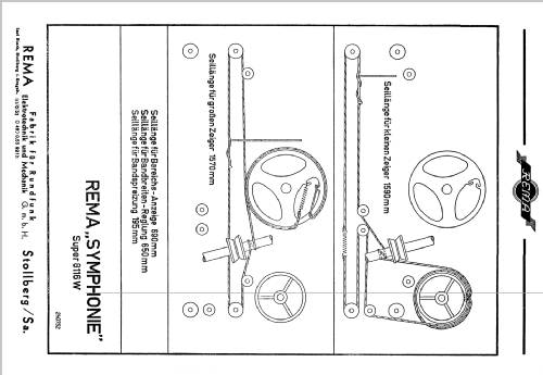 Symphonie 8116W; REMA, Fabrik für (ID = 2284063) Radio