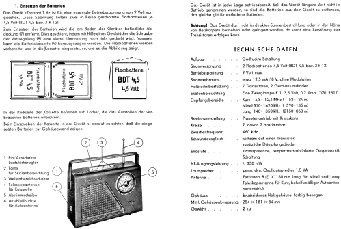 Trabant T6; REMA, Fabrik für (ID = 1977155) Radio