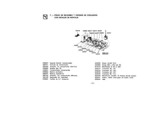 Magnetófono S-2005; Remco S.A.; Llisa de (ID = 1375659) R-Player