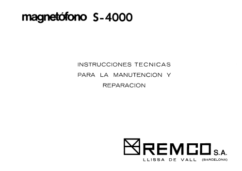 S-4000; Remco S.A.; Llisa de (ID = 2534847) R-Player