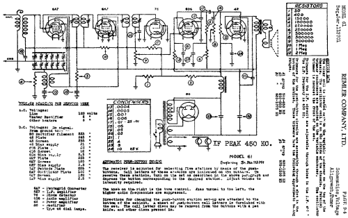 61 ; Remler Co. Ltd.; San (ID = 413506) Radio