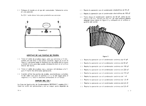 Caja de Sustitucion de Condensadores CX-1; Retex S.A., Retexkit (ID = 1479004) Equipment