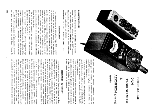 Grid-Dip Meter MR-1; Retex S.A.; (ID = 1928347) Ausrüstung